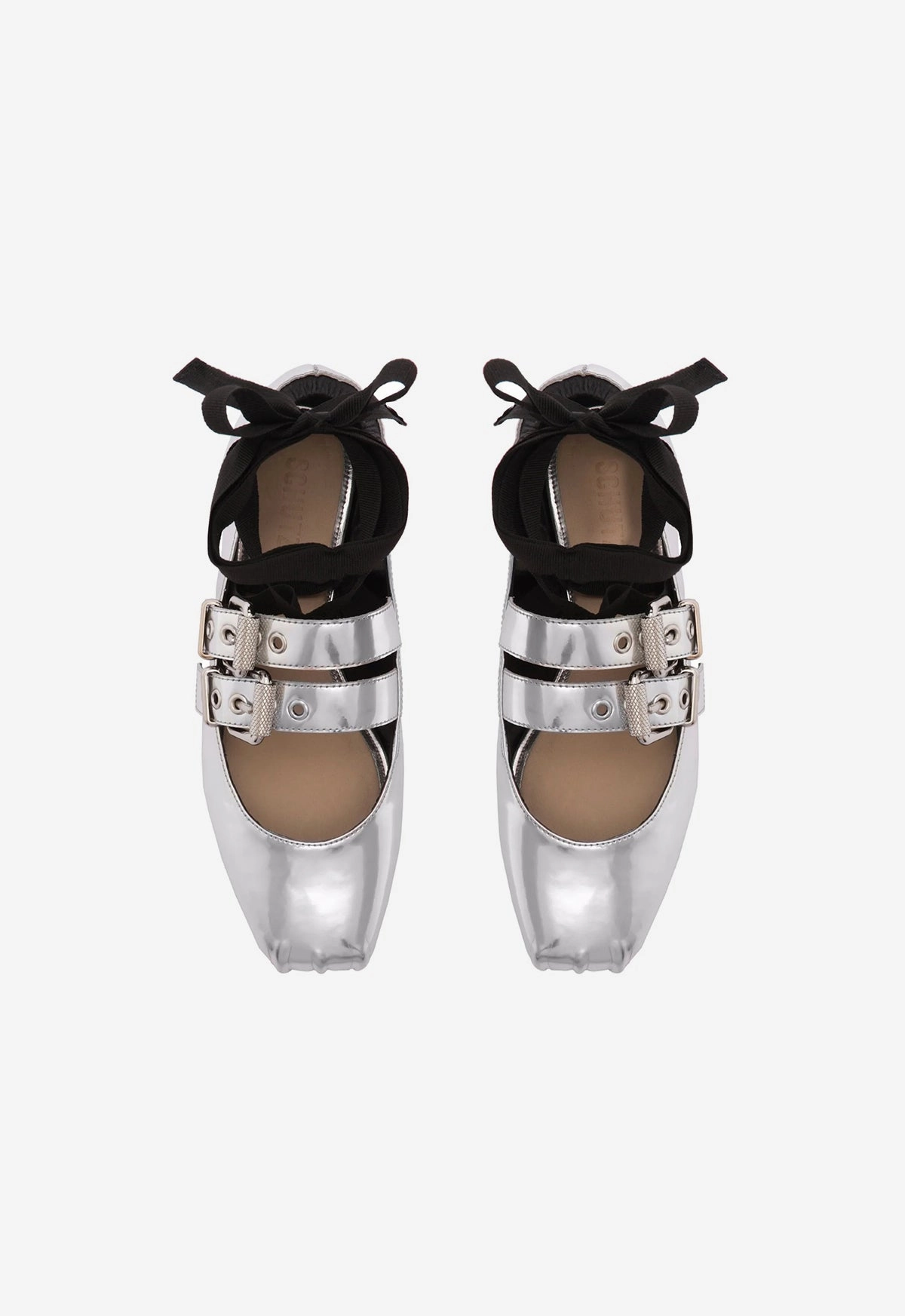 Simplify Your Day Raika Specchio Leather Flat