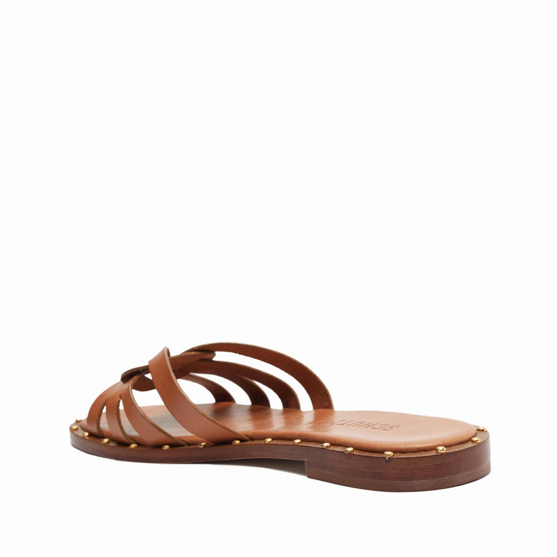 Phoenix Flat Leather Sandal Core Rhythm