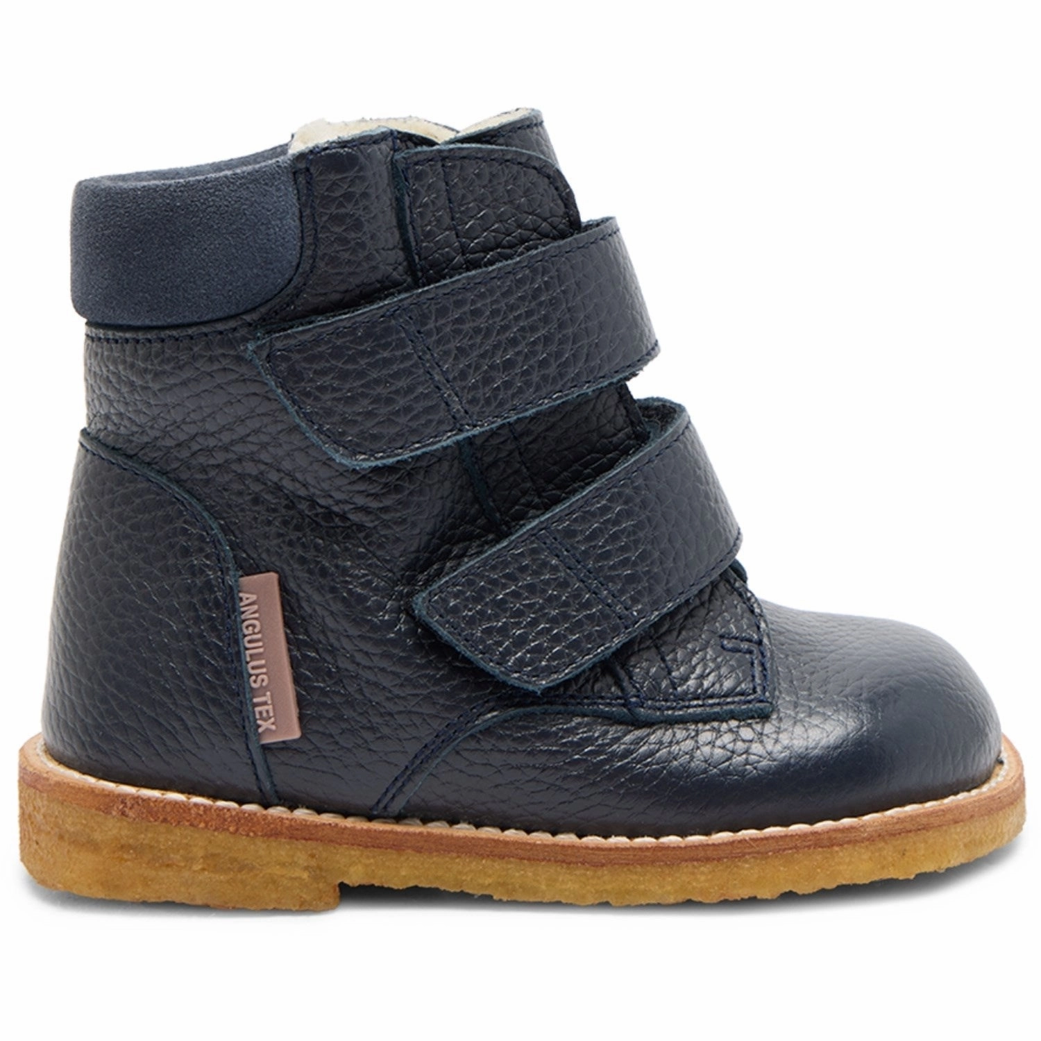 Angulus Navy/Blue Fog Beginners Tex-Boot Med Velcro Closure Living Flow