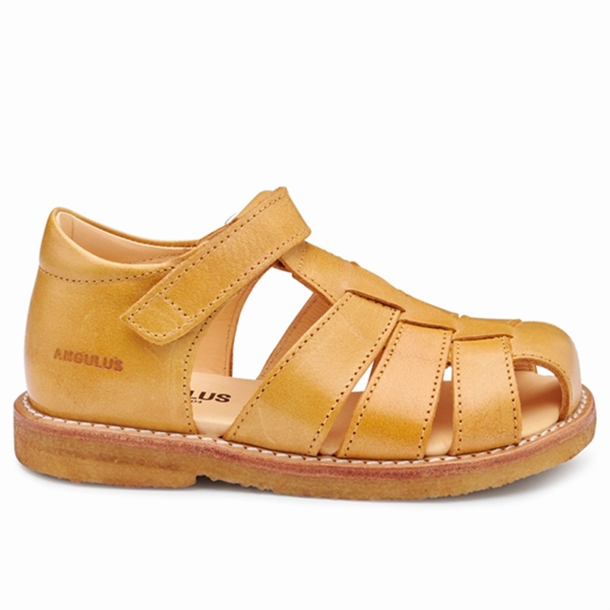 Purpose Fit Your Daily Layer Angulus Sandal W. Velcro Camel