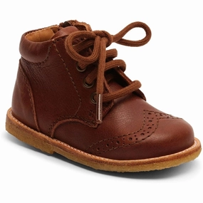 Daily Wear Bisgaard Tine First Step Shoe Brandy