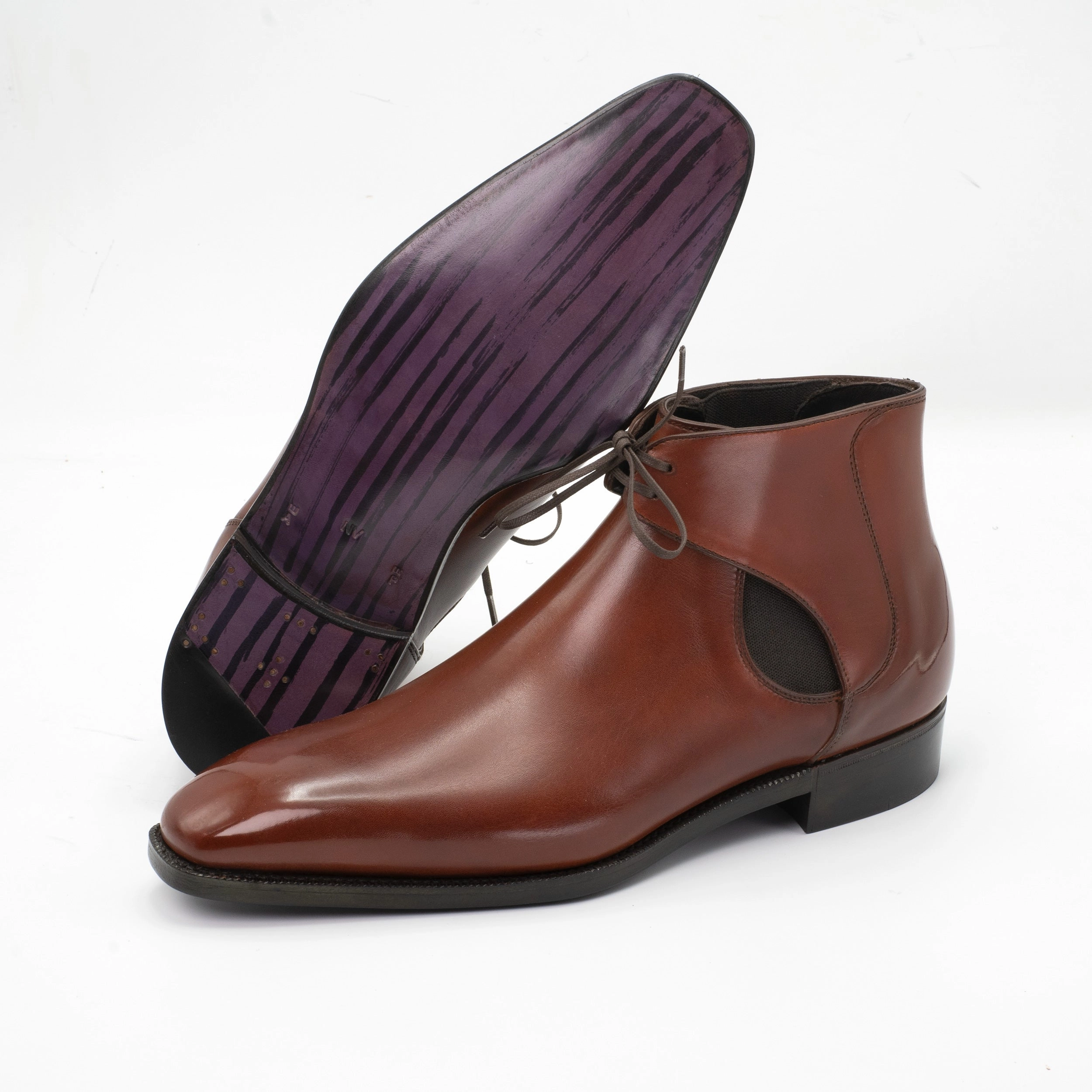 Flowline Fashion Decon Chelsea Boot - Cognac Box Calf