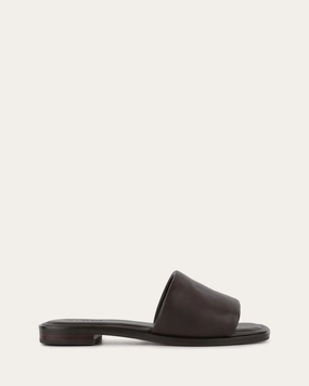 Picasso Flat Slide Cacao Leather Cool Rhythm