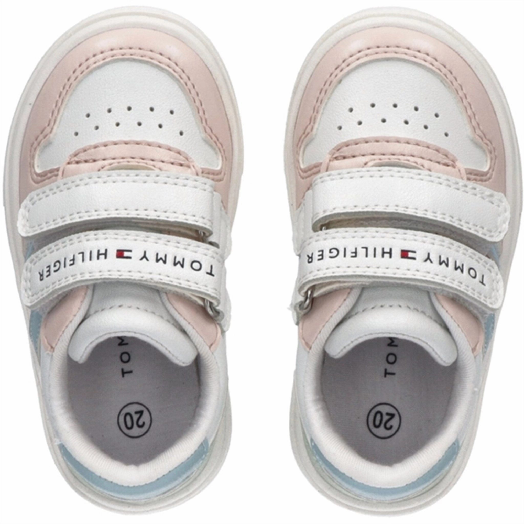Tommy Hilfiger Flag Low Cut Velcro Sneakers White/Multi Made To Roam