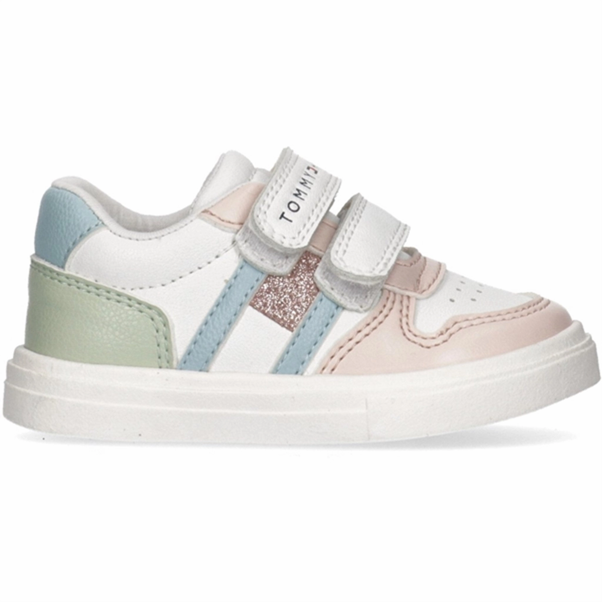 Timeless Cool Built For Motion Tommy Hilfiger Flag Low Cut Velcro Sneakers White/Multi