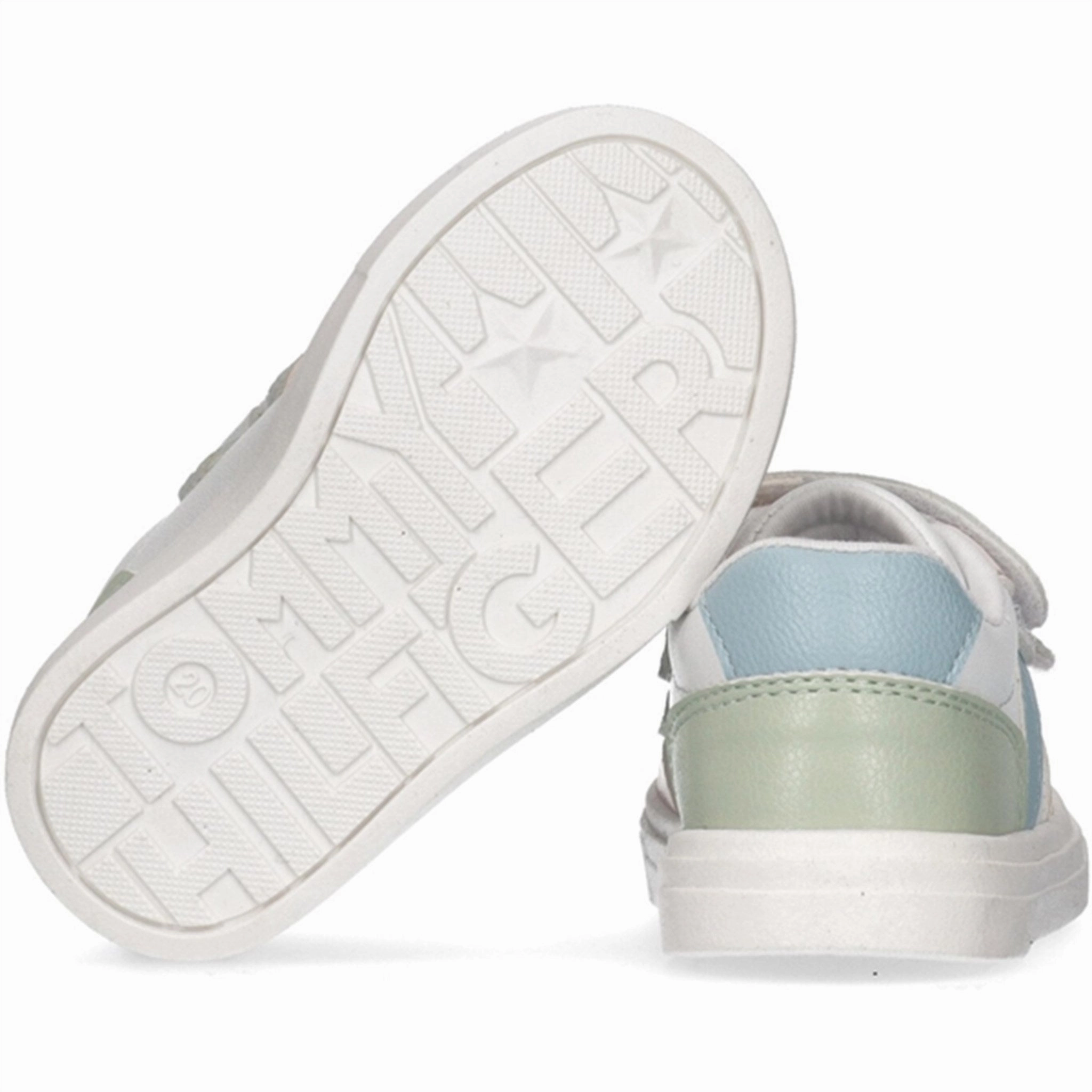 Tommy Hilfiger Flag Low Cut Velcro Sneakers White/Multi Move Smarter