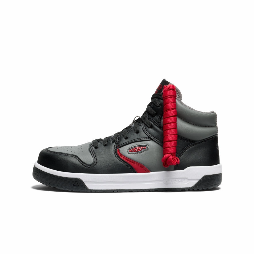 Men'S Overton Mid Work Shoe (Carbon Toe)  |  Steel Grey/Black Responsive Design