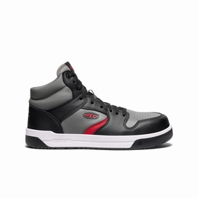 Core Rhythm Men'S Overton Mid Work Shoe (Carbon Toe)  |  Steel Grey/Black