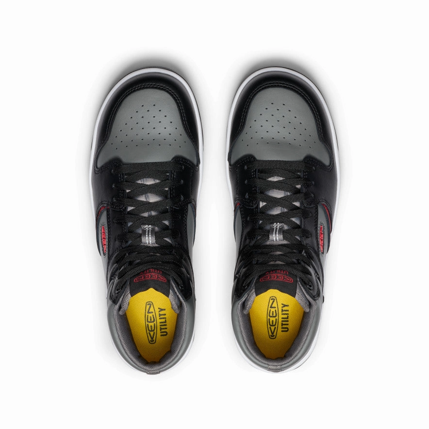 Future Lines Built For Real Men'S Overton Mid Work Shoe (Carbon Toe)  |  Steel Grey/Black