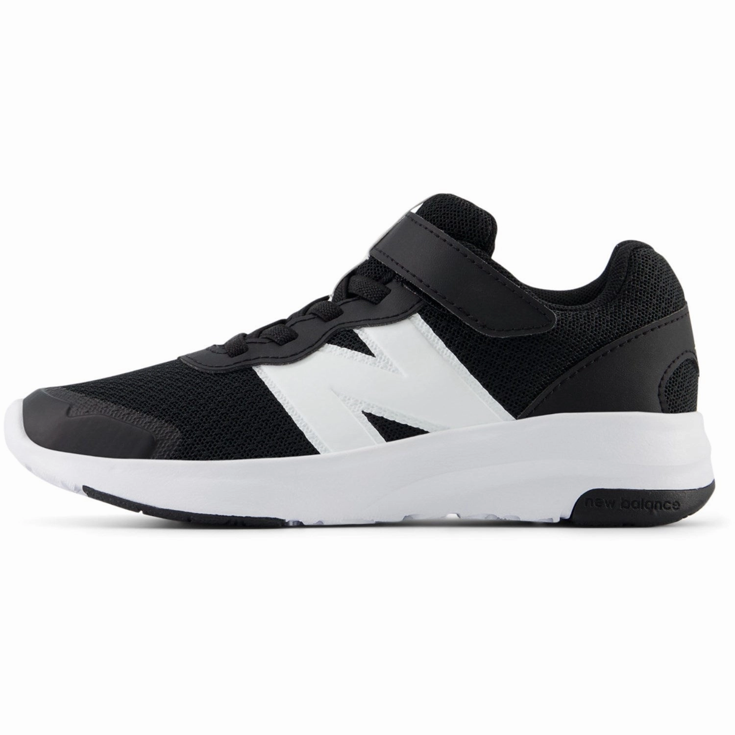 New Balance Black New Balance Freshfoam 578 Kids Bungee Lace With Top Strap Timeless Motion
