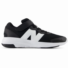 New Balance Black New Balance Freshfoam 578 Kids Bungee Lace With Top Strap Structured Freedom