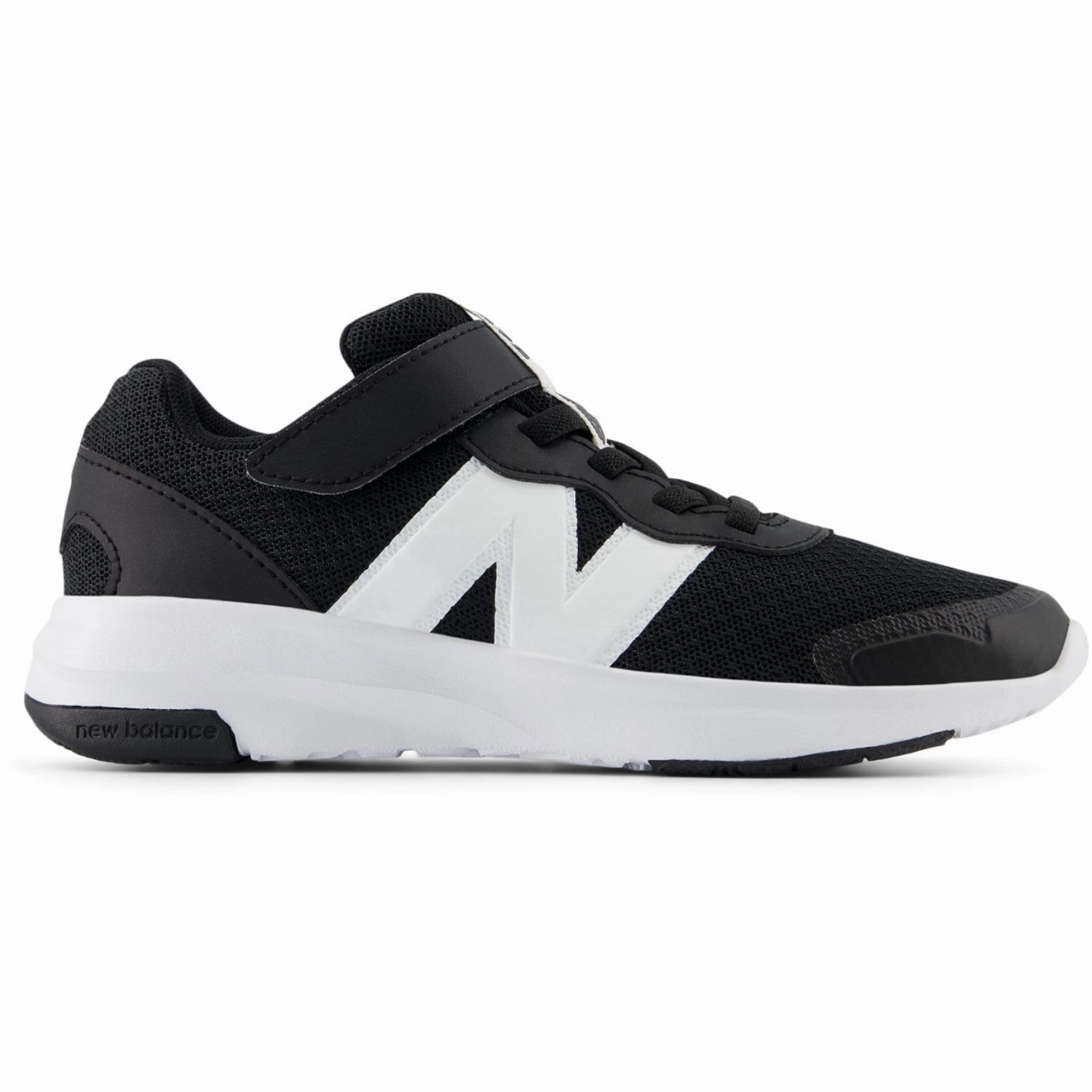 New Balance Black New Balance Freshfoam 578 Kids Bungee Lace With Top Strap Structured Freedom