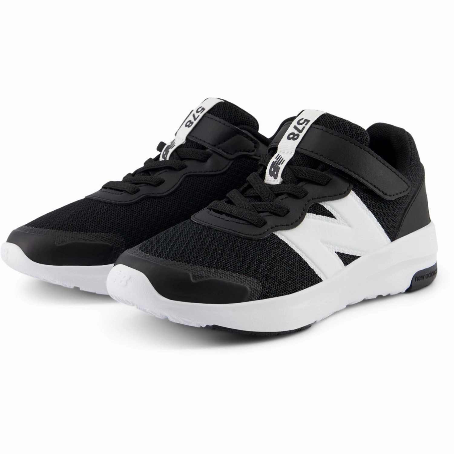 New Balance Black New Balance Freshfoam 578 Kids Bungee Lace With Top Strap Effortless Edge Crafted To Wear