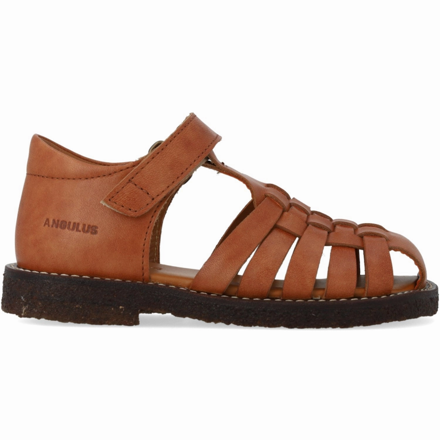 Angulus Tan Braided Leathersandal Integrated Cool Core Style System
