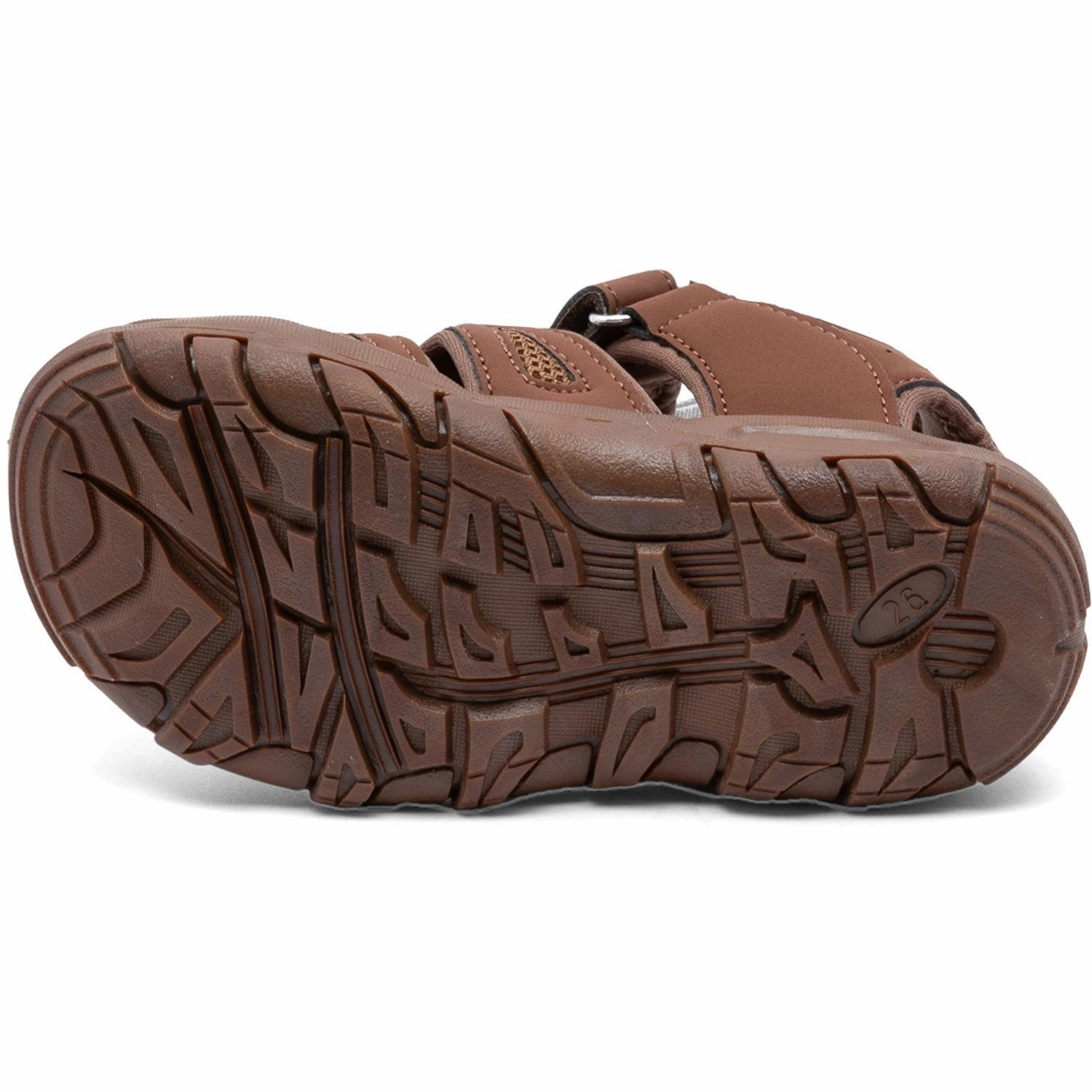 Clean Profile Bisgaard Chocolate Parker Velcro Shoe