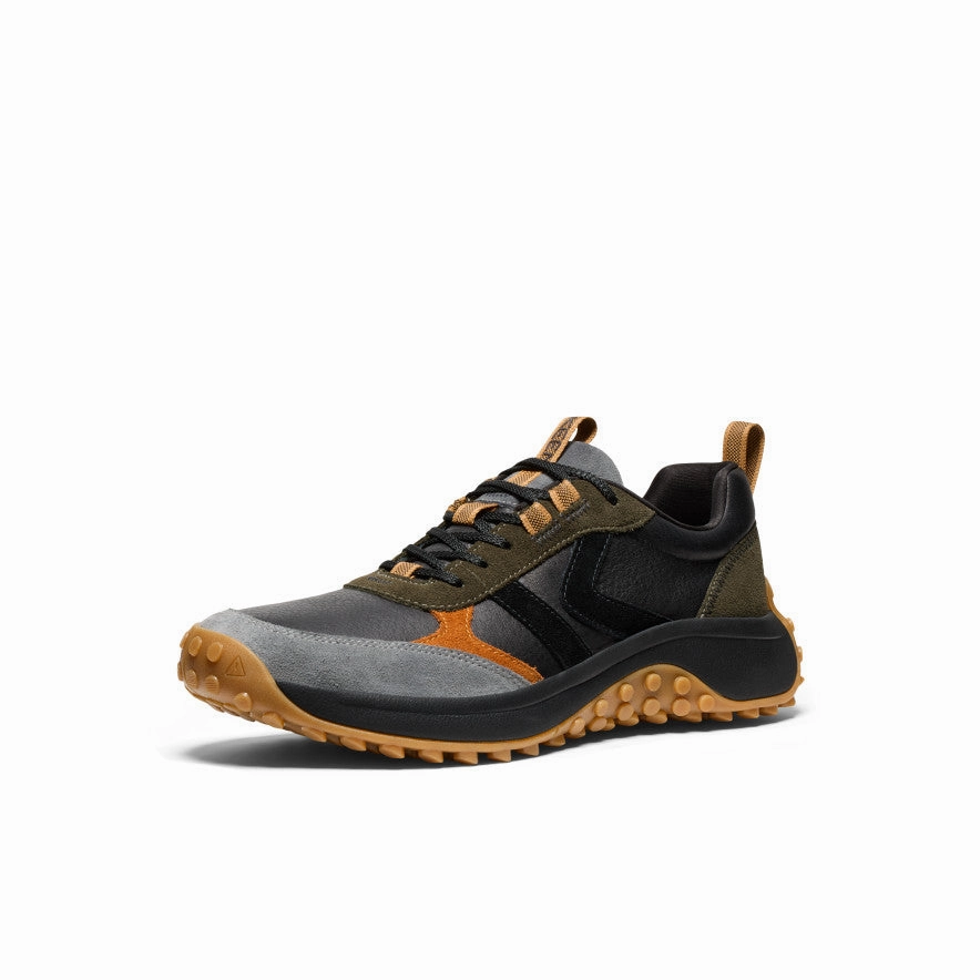 Men'S Ks86 Leather Sneaker  |  Forest Night/Keen Maple Feel-Based Fashion Streamlined Look