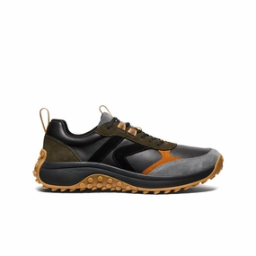 Refined Structure Men'S Ks86 Leather Sneaker  |  Forest Night/Keen Maple