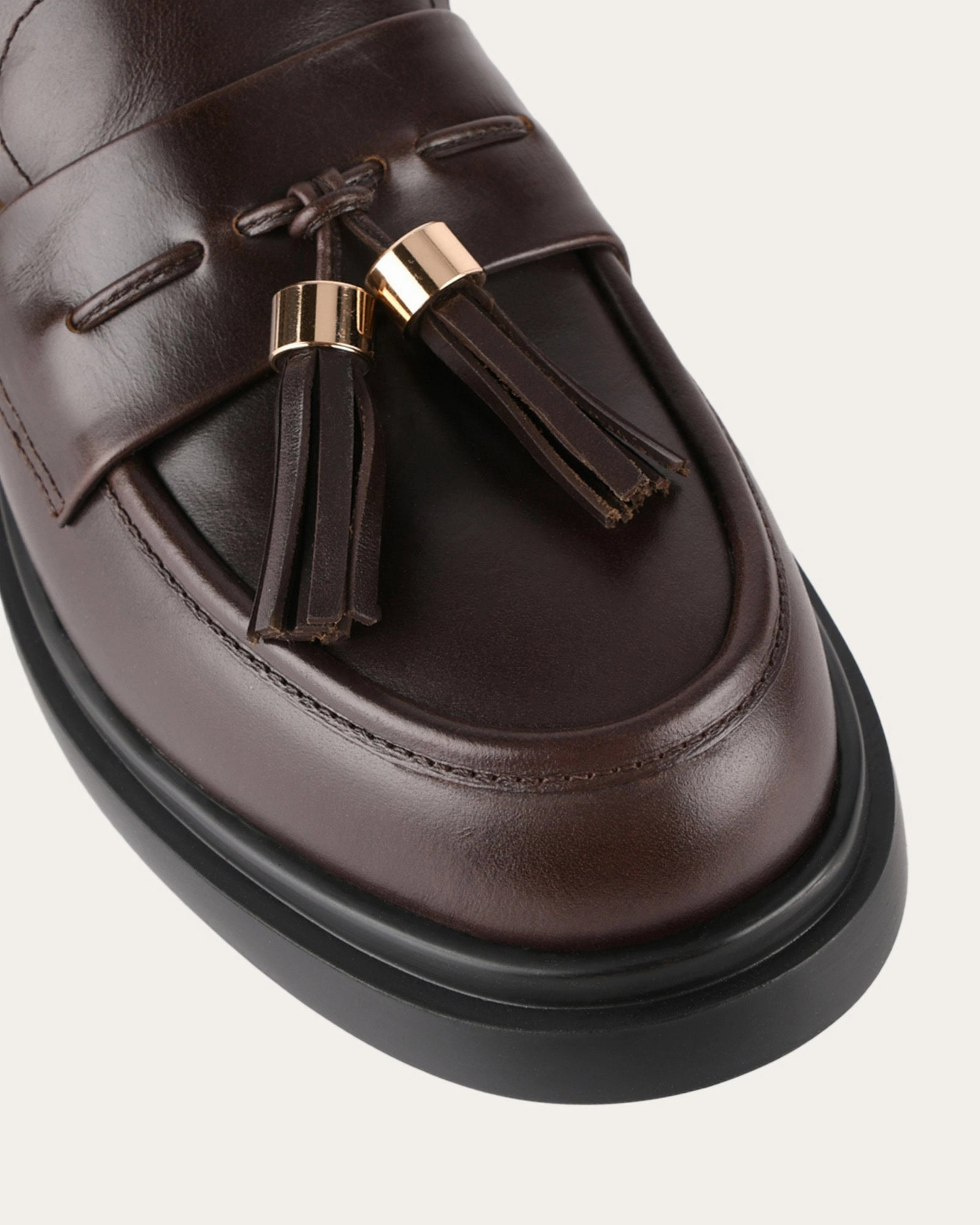 Julius Loafers Cacao Leather Streamlined Fit