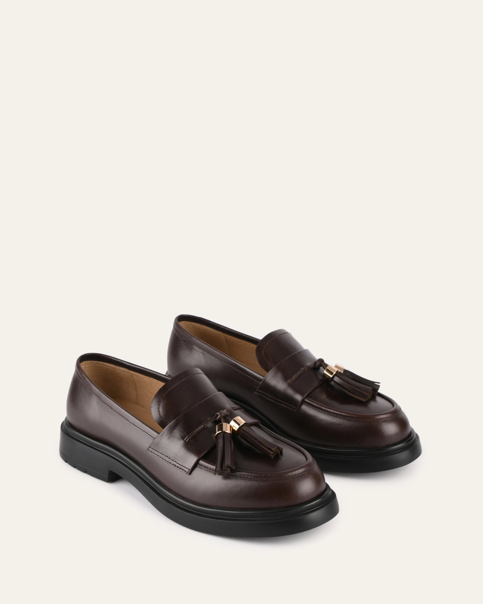 Julius Loafers Cacao Leather Purpose-Built Fit Seasonless Design