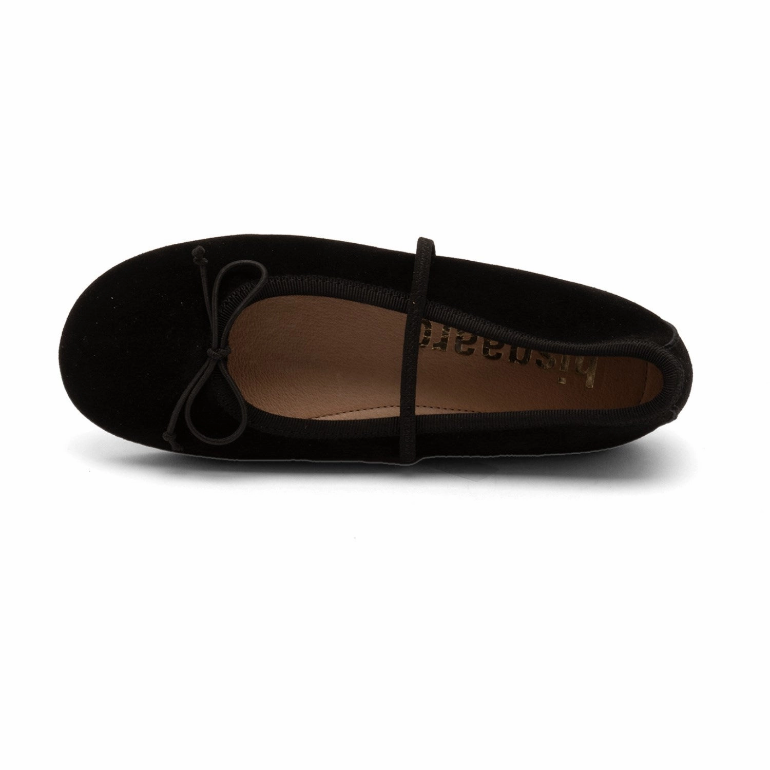 Modern Motionwear Bisgaard Black Suede Palma Ballerina