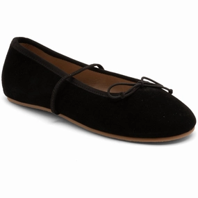 Bisgaard Black Suede Palma Ballerina Sleek Citywear Go-To Gear