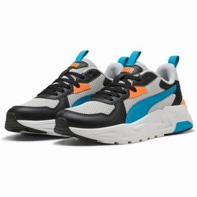 Puma Gray Trinity Lite Jr Sneakers City State Core Pulse