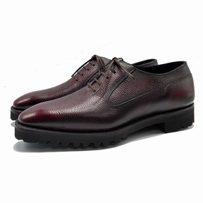 Layer Mindset Balmoral Simple Shoe Mto - Bordeaux 3D Patina