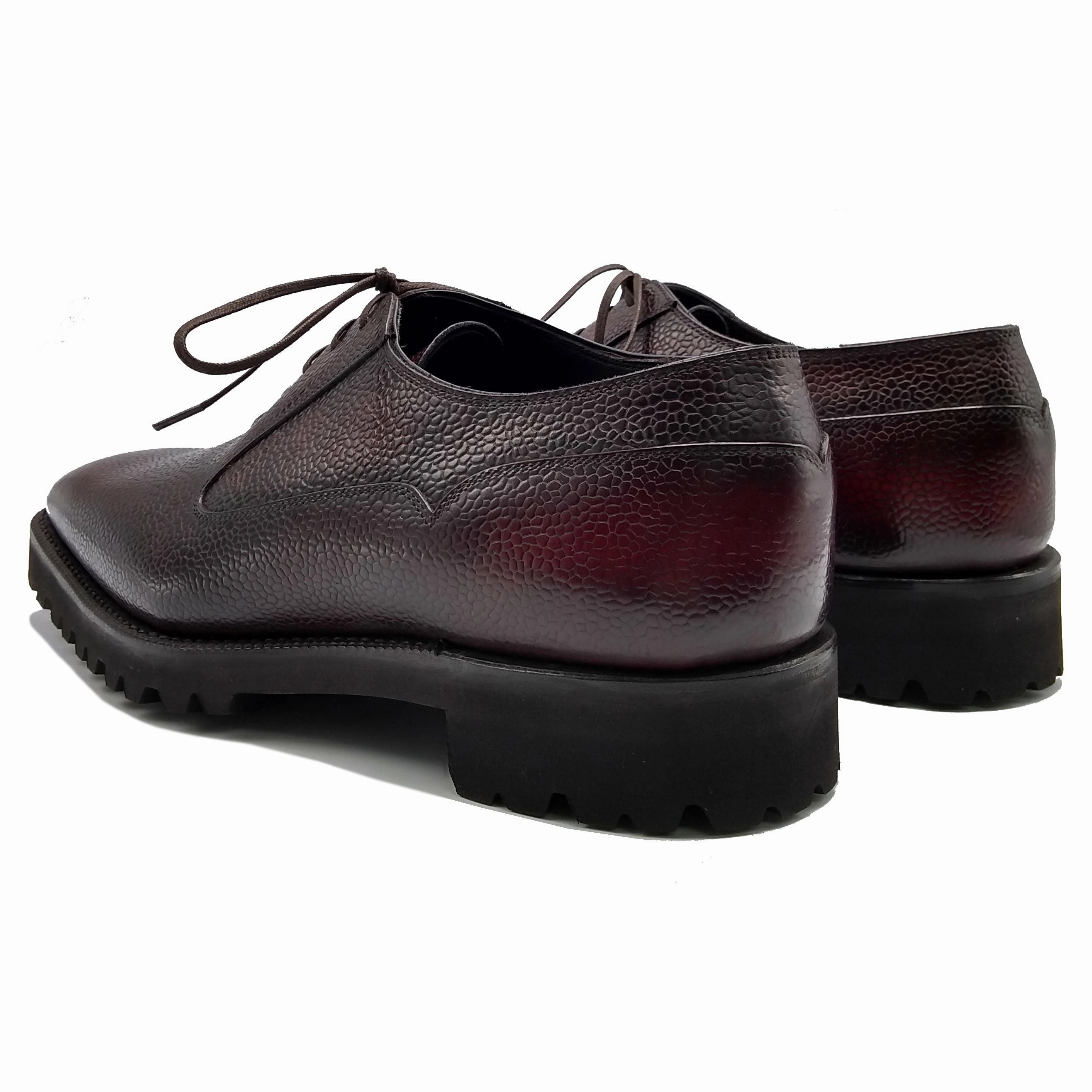 Balmoral Simple Shoe Mto - Bordeaux 3D Patina Engineered For Now