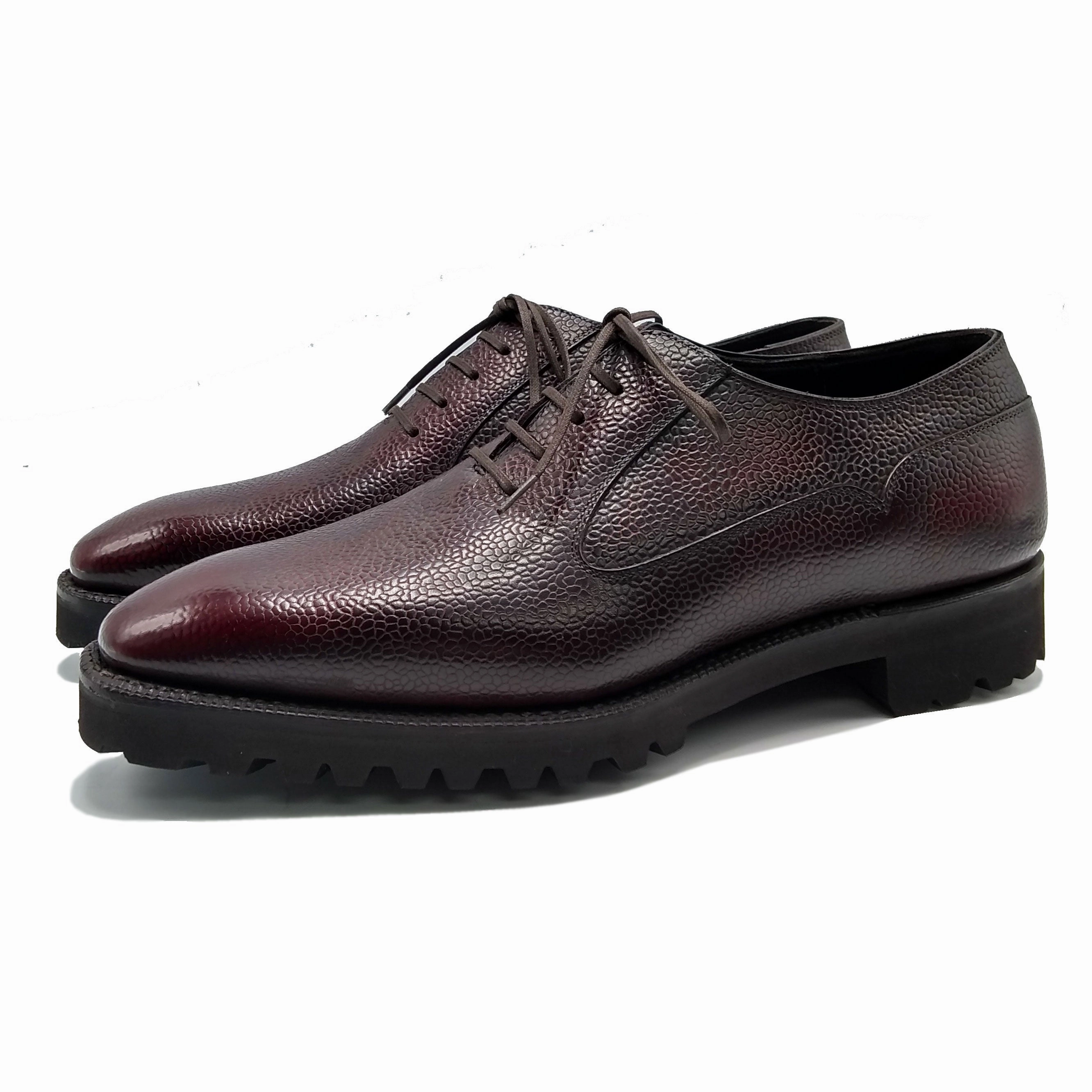Layer Mindset Balmoral Simple Shoe Mto - Bordeaux 3D Patina