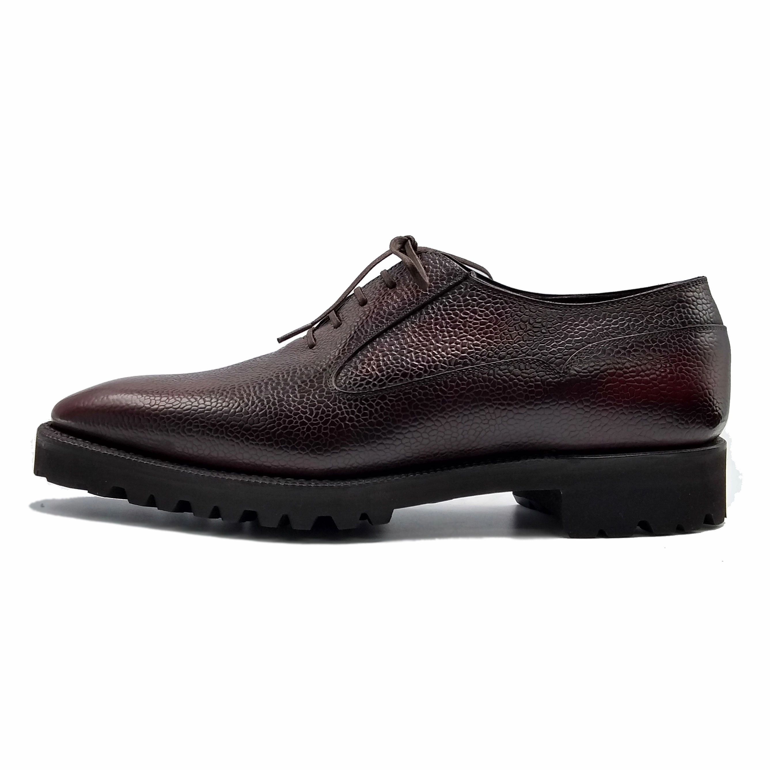 City Uniform Cool Experience Balmoral Simple Shoe Mto - Bordeaux 3D Patina