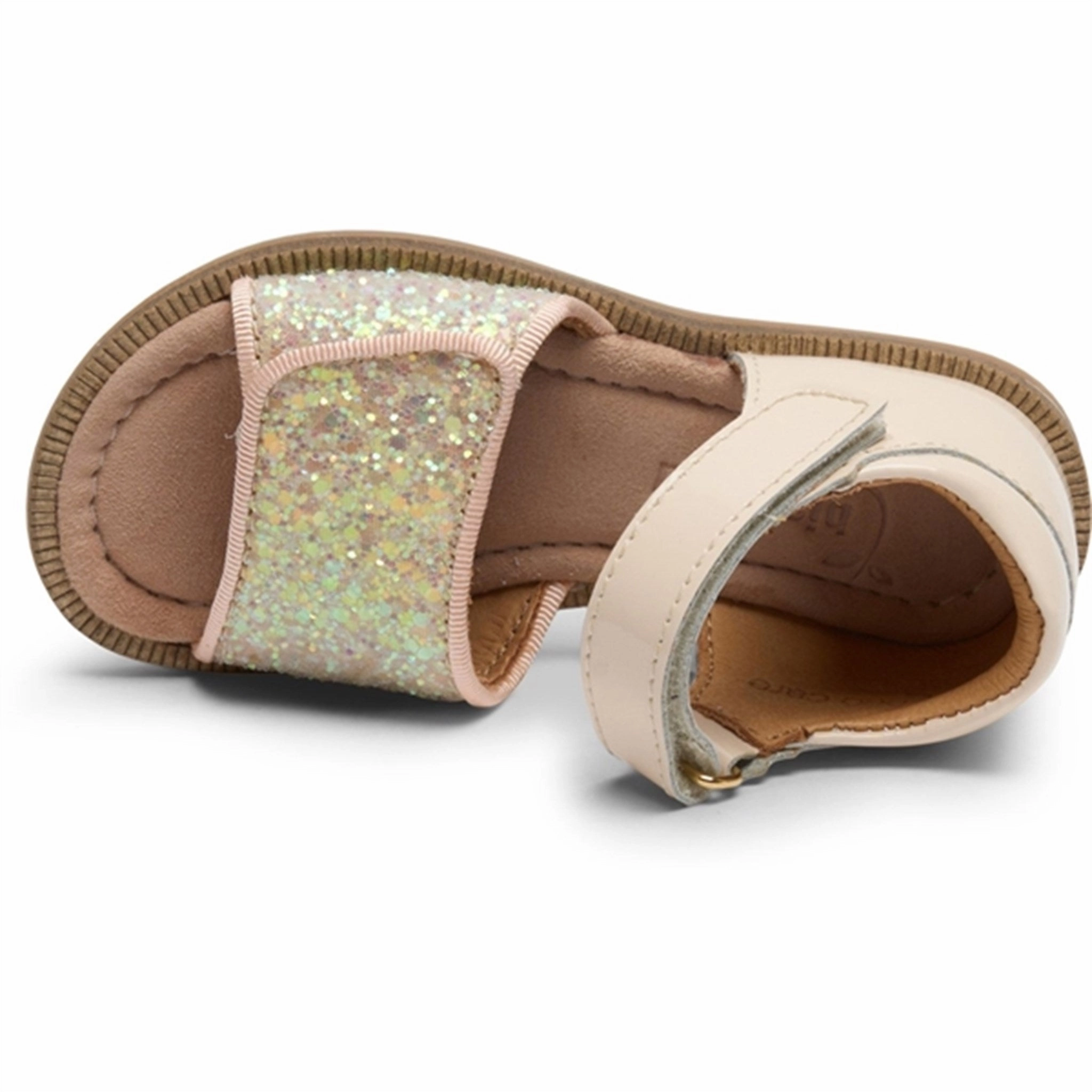 Comfort-Driven Bisgaard Aida Sandal Patent Vanilla