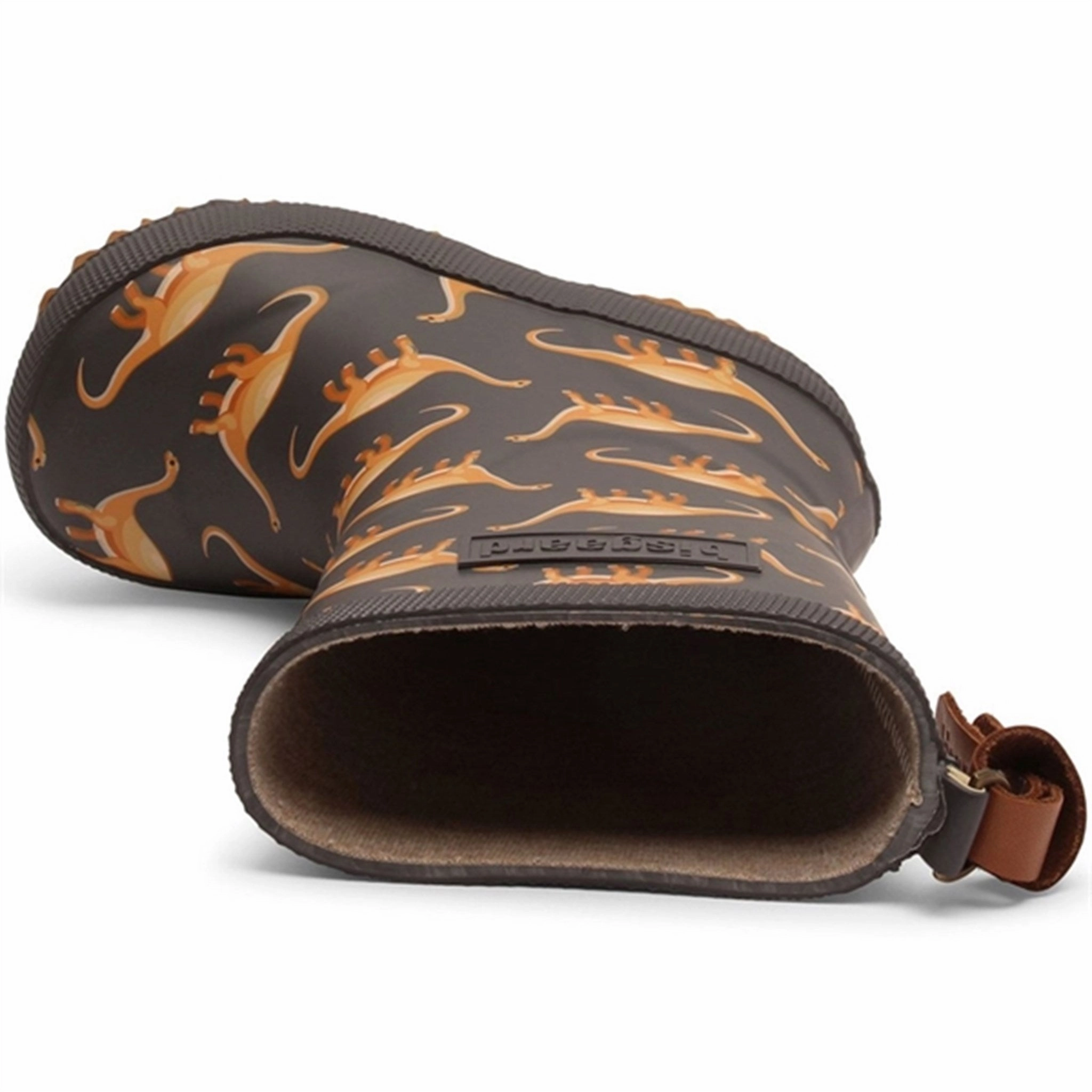 Move And Live Bisgaard Basic Rubber Boots Camel Dinos