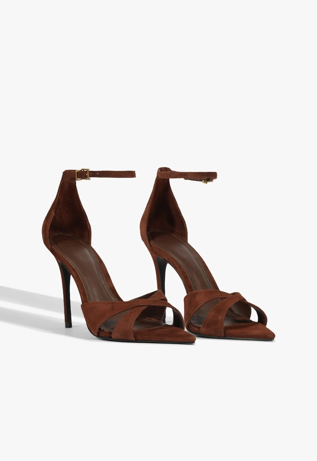 Subtle Tone Hilda Leaf Suede Sandal