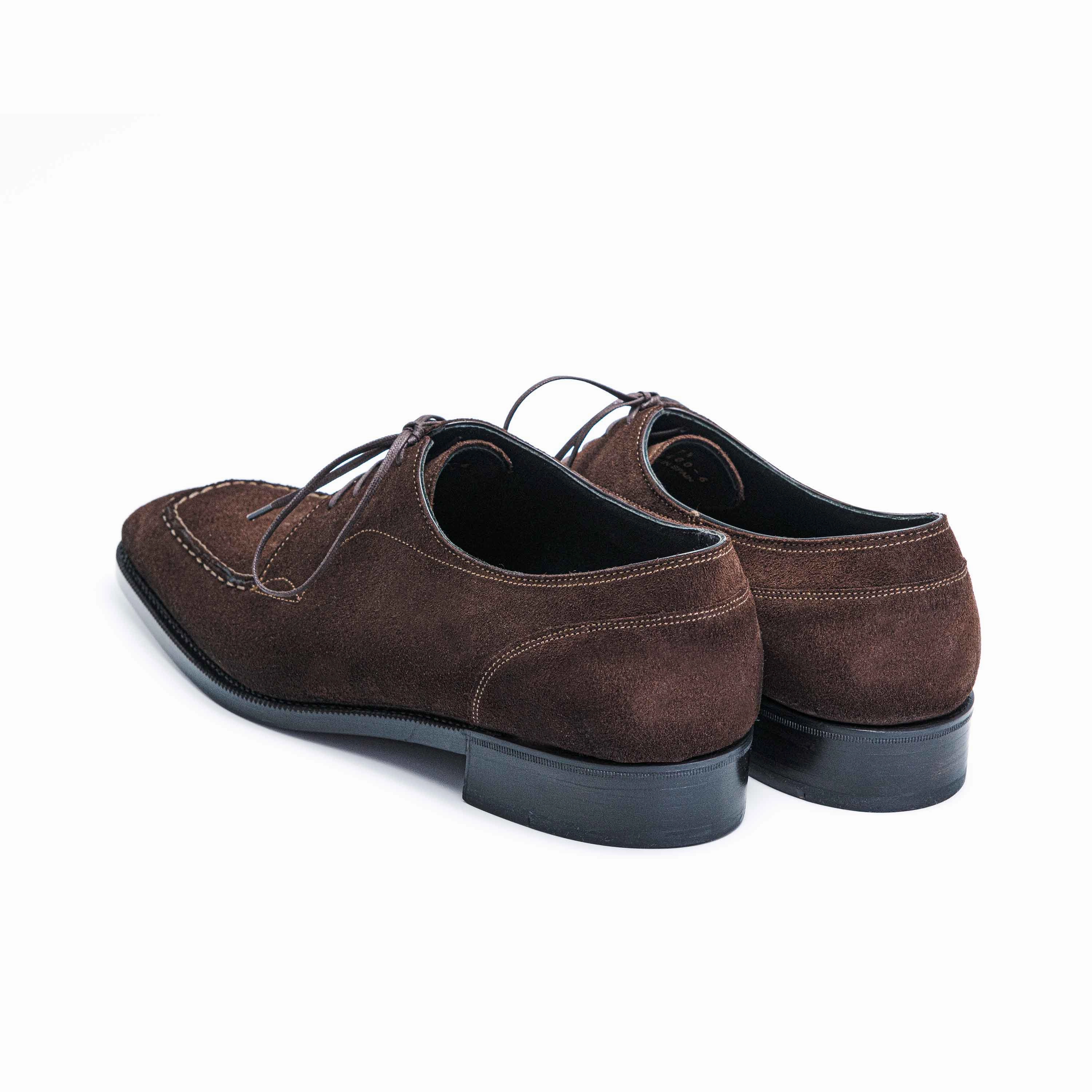 Tete Moc Toe Derby Mto - Bitter Chocolate Repello Suede Streamline Your Day Pure Daywear