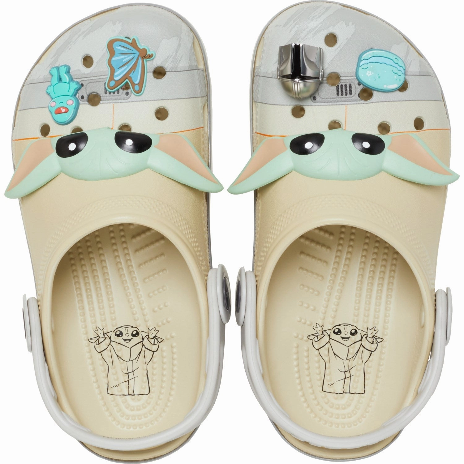 Living Wear Quiet Attitude Crocs Bone Grogu Classic Clog K