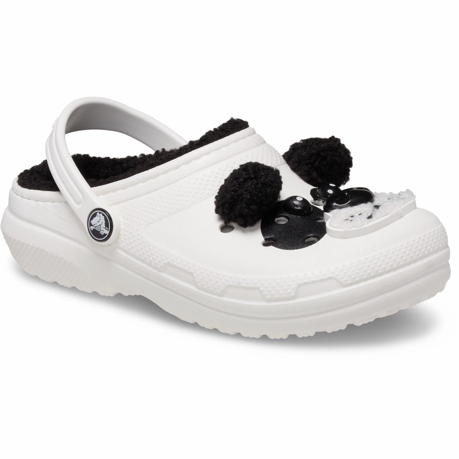 Crocs Chalk/Black Classic Lined Iam Panda Bear Clog T Your Core Layer Rhythm Of Life