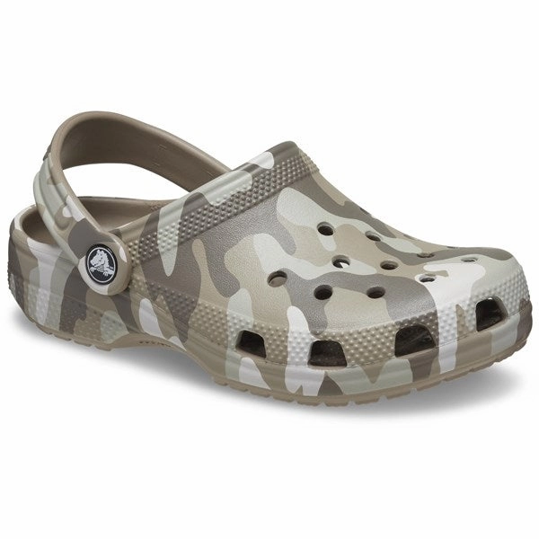 Ready To Flex Crocs Classic Camo Clog Mushroom/Multi