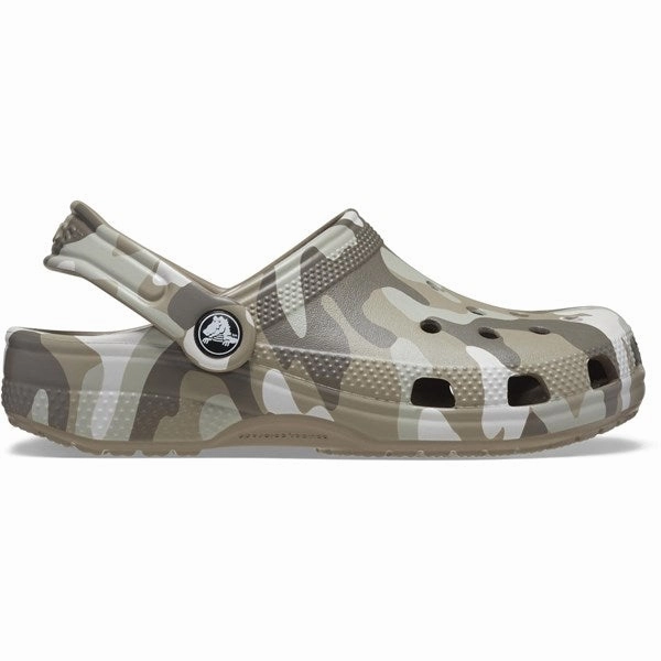 Ease And Balance Crocs Classic Camo Clog Mushroom/Multi