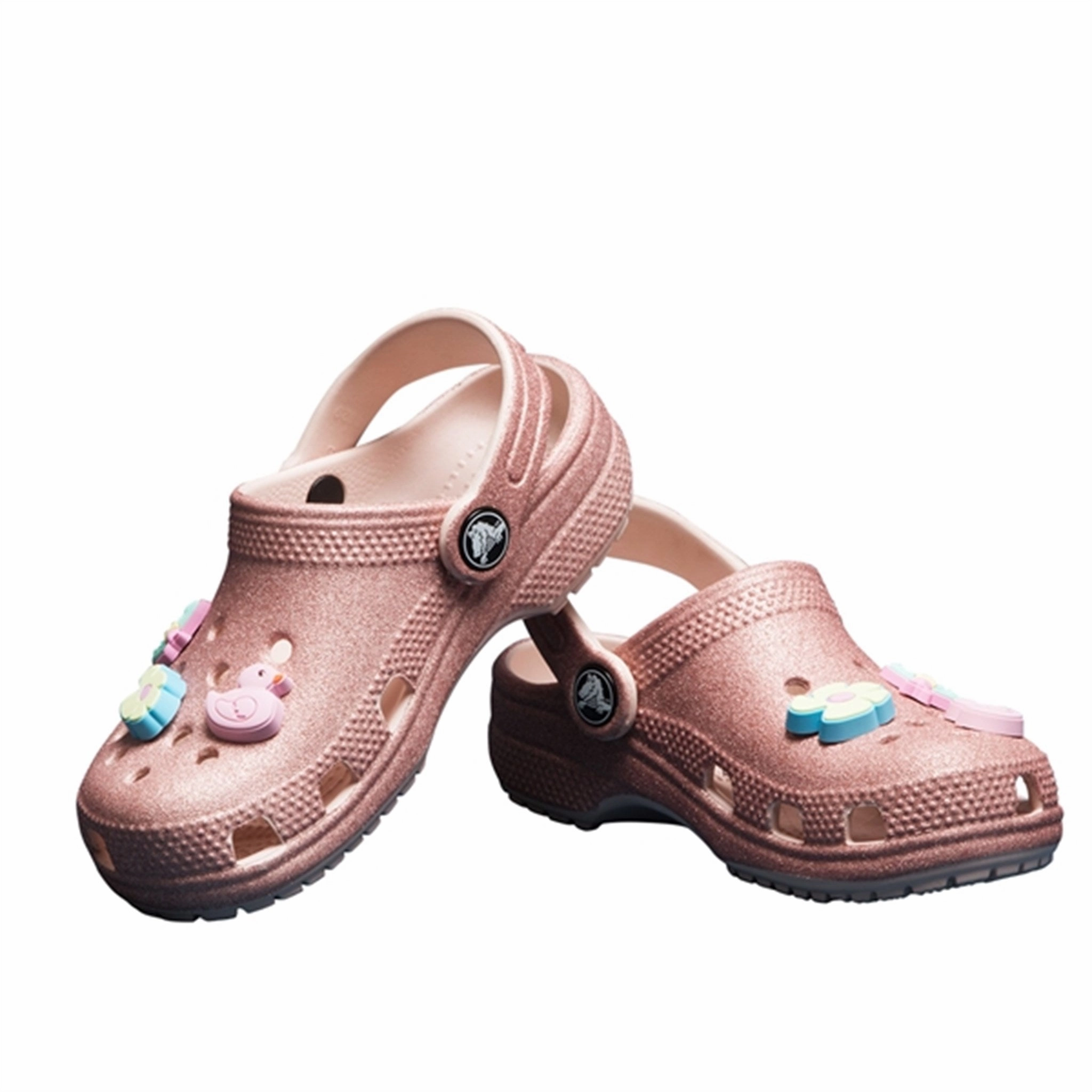 Seamless Transitions Crocs Classic Glitter Clog Quartz Glitter