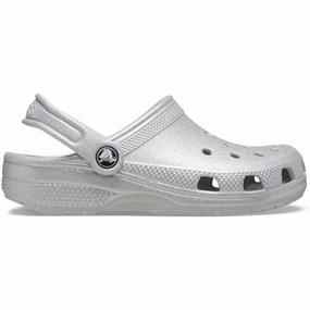 Crocs Classic Glitter Clog Silver Glitter Redefined Casual