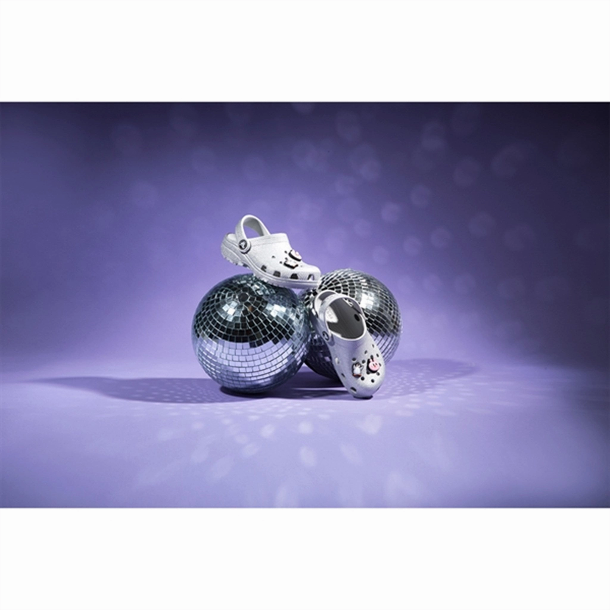 Light-Living Crocs Classic Glitter Clog Silver Glitter
