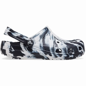 Crocs Classic Marbled Clog Black/White Live In Motion