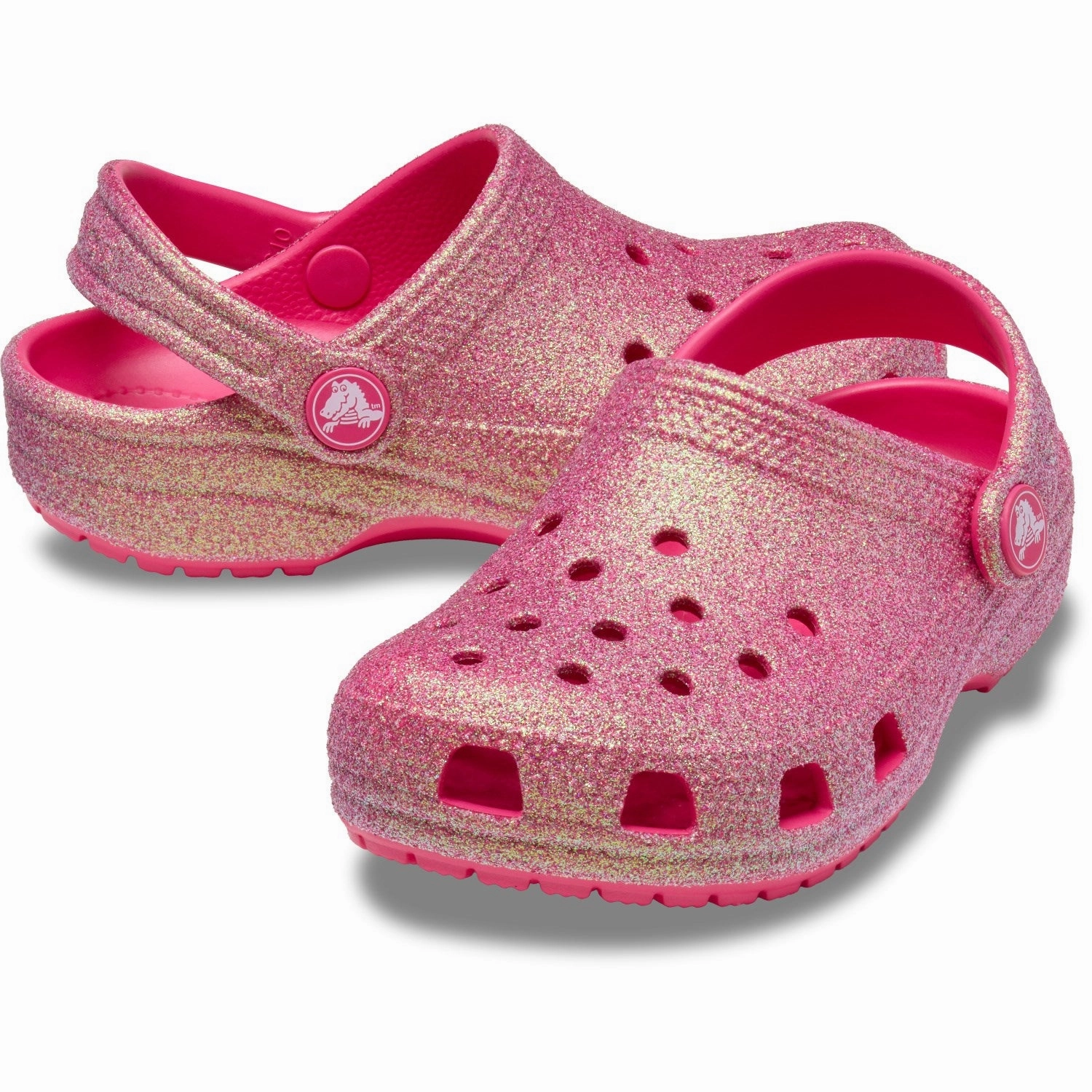 Crocs Dragon Fruit Classic Iridescent Glitter Clog Shaped For Flow Daily Expression