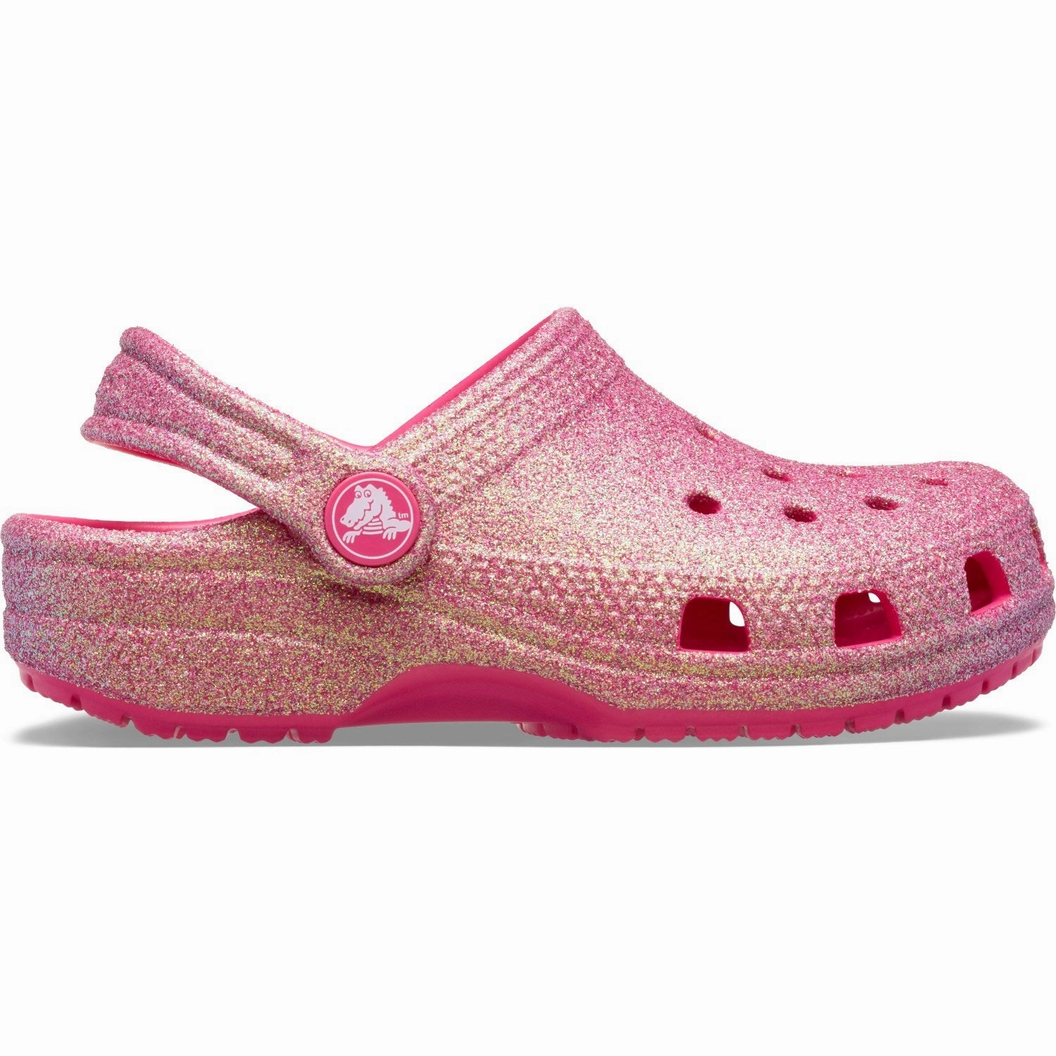 Crocs Dragon Fruit Classic Iridescent Glitter Clog All-Day Rhythm