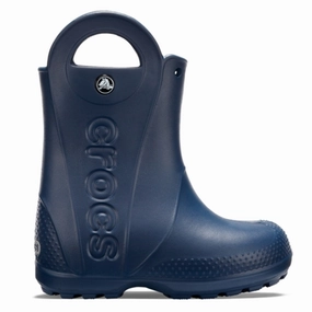 Crocs Handle It Rain Boots Navy Form Meets Calm Tailored Ease