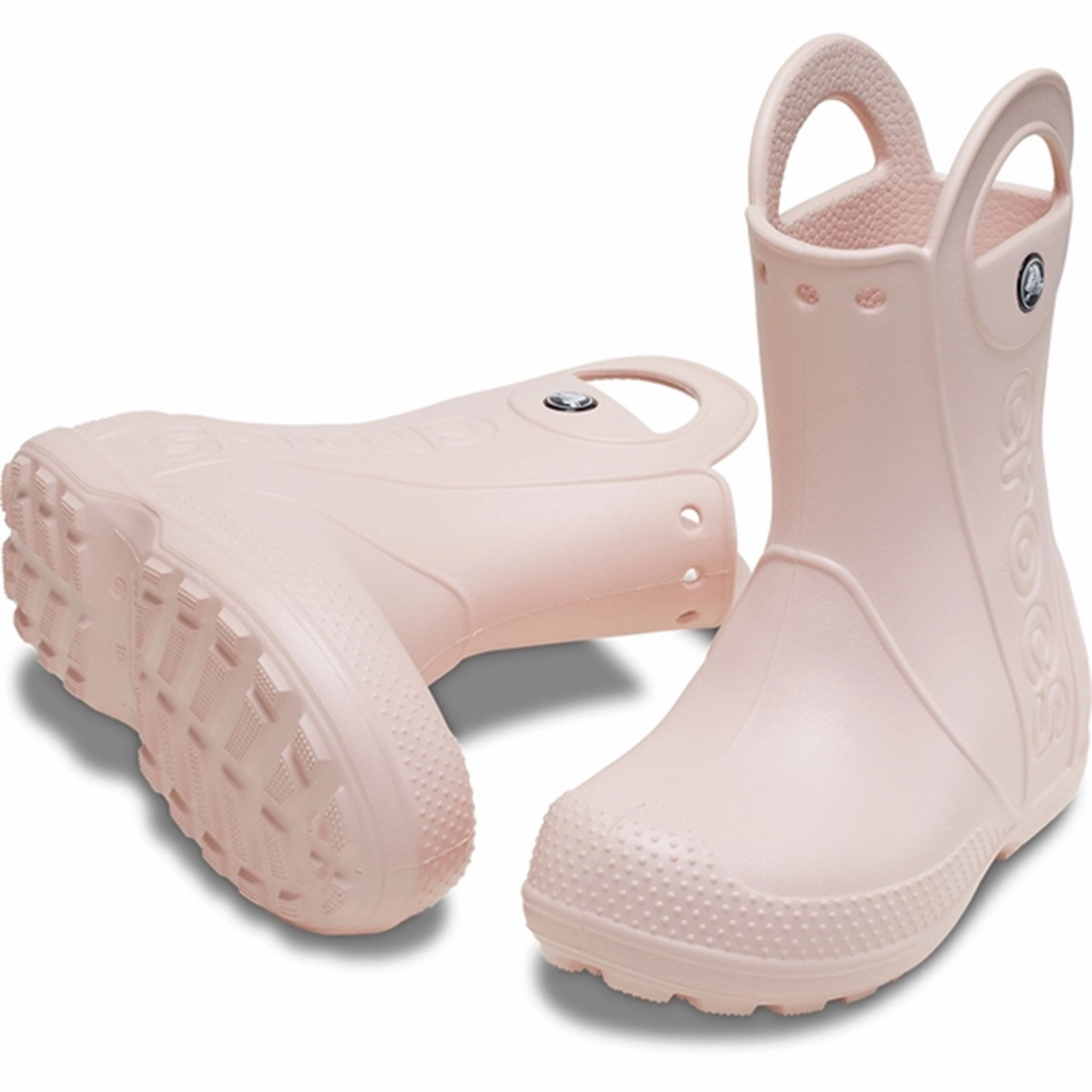 Engineered Profile Go-Anywhere Style Crocs Handle It Rain Boots Quartz
