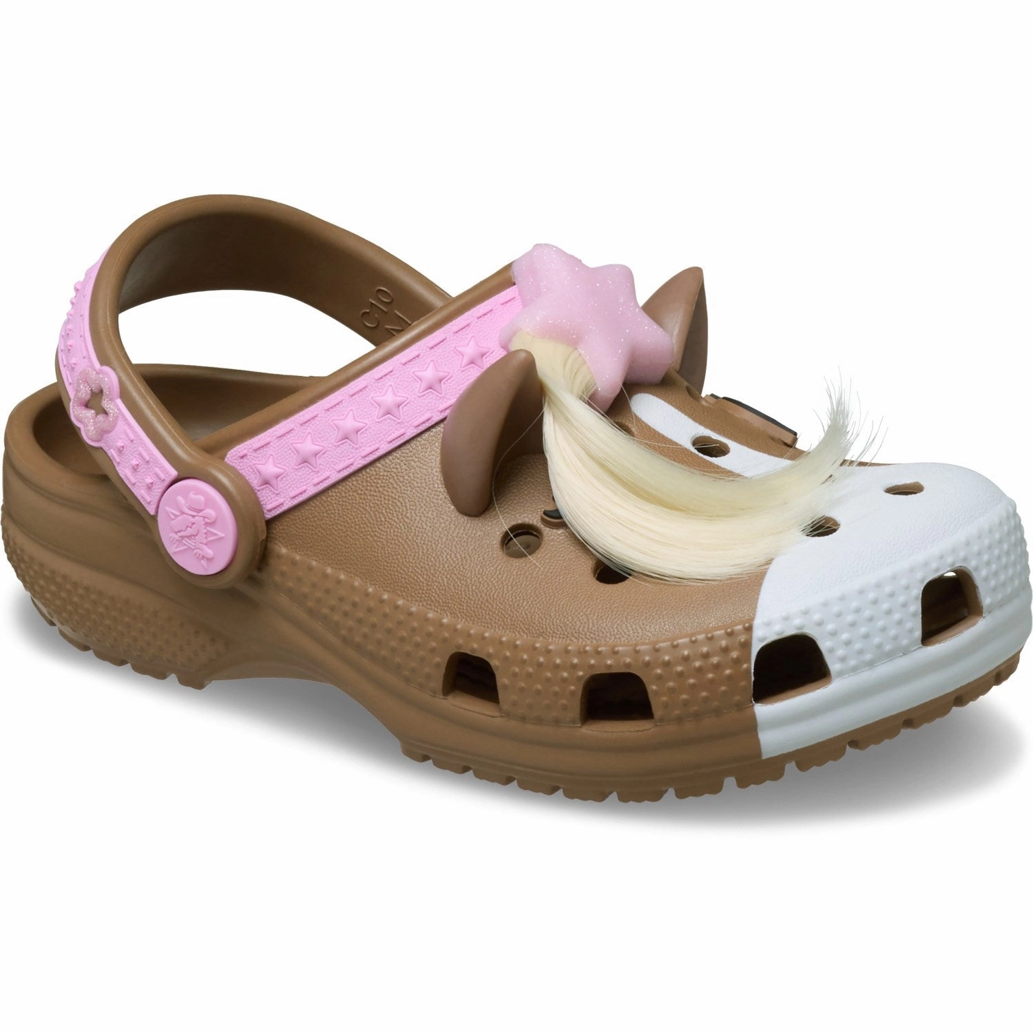 Crocs Milk Chocolate Classic Iam Horse Clog Explore With Ease Design Under Control