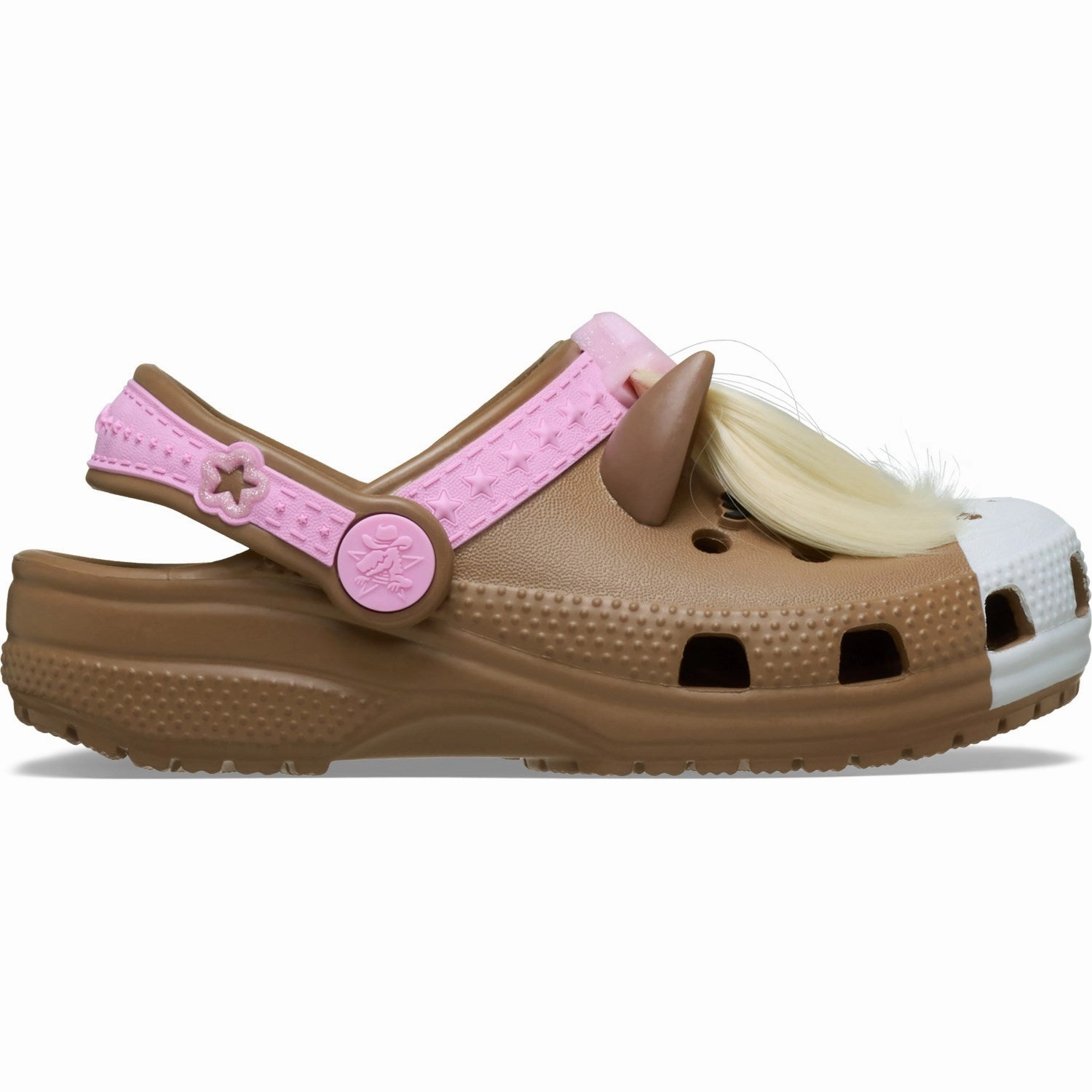 Layered Living Crocs Milk Chocolate Classic Iam Horse Clog