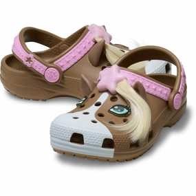 Designed With Flow Crocs Milk Chocolate Classic Iam Horse Clog