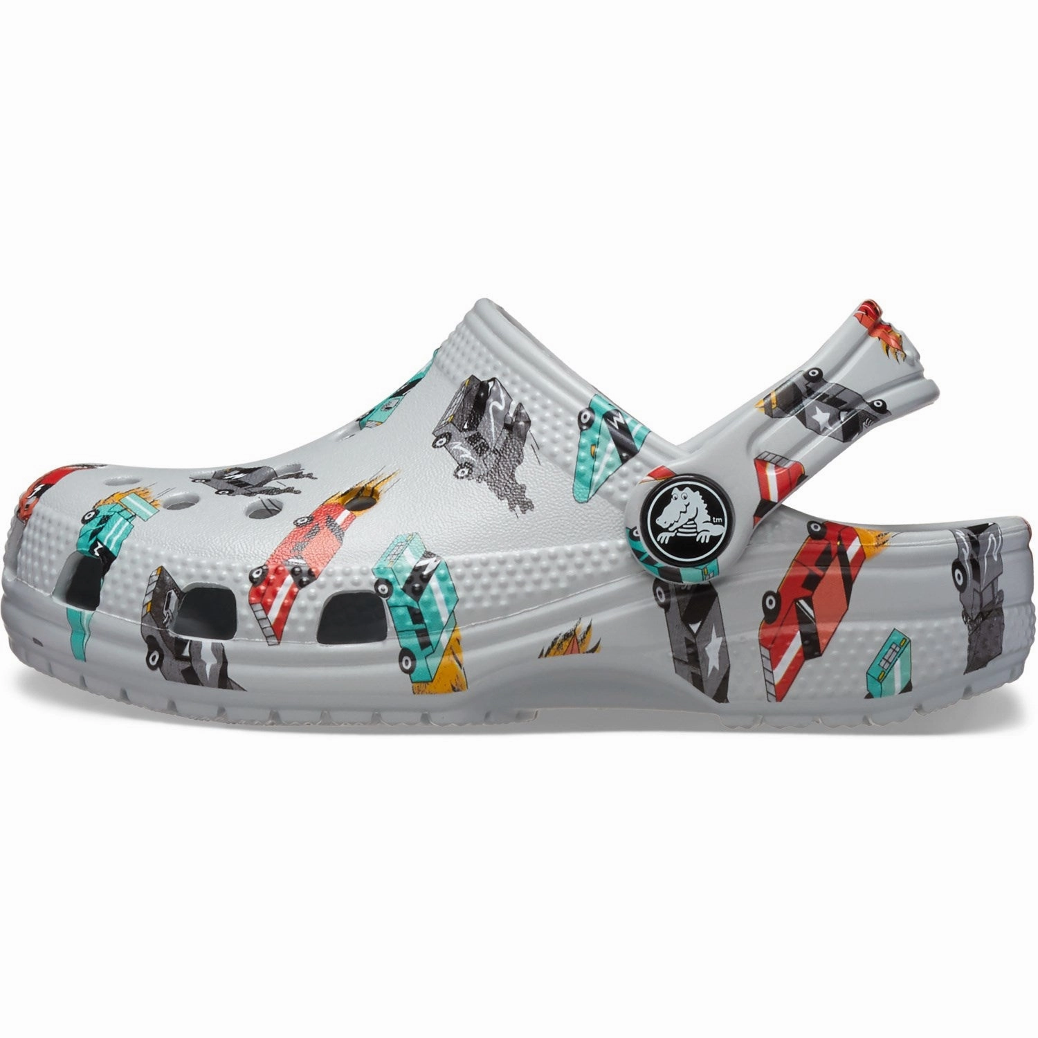 Crocs Mirage/Multi Classic Race Cars Graphic Clog Pure Daywear